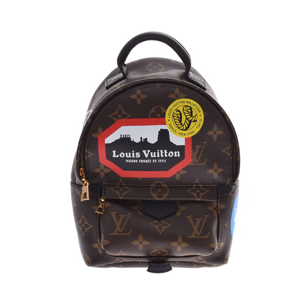 Louis Vuitton palm snap Mini sticker Brown ladies Backpack