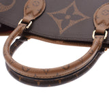 LOUIS VUITTON Louis Vuitton Giant Monogram On The Go GM Reverse Brown Unisex 2WAY Bag M44576