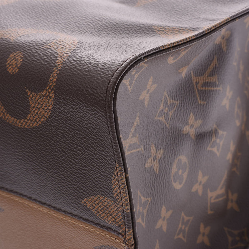 LOUIS VUITTON Louis Vuitton Giant Monogram On The Go GM Reverse Brown Unisex 2WAY Bag M44576