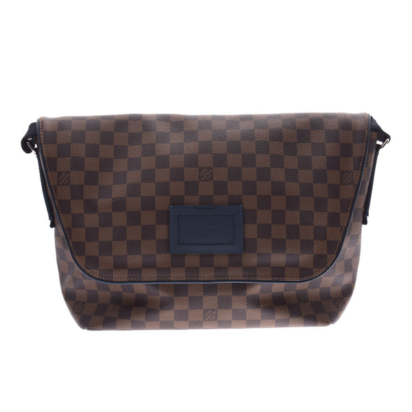 LOUIS VUITTON Louis Vuitton Damier Sprinter Brown Men's Damier Canvas Shoulder Bag A Rank Used Ginzo