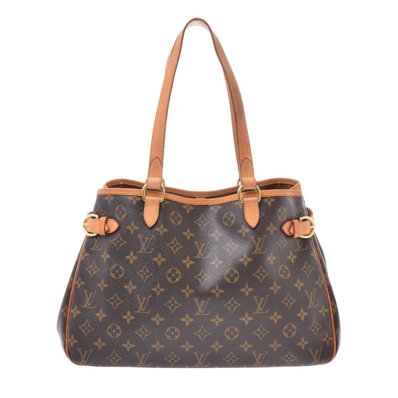 14145 LOUIS VUITTON ルイヴィトンバティニョールオリゾンタル brown Lady's monogram canvas tote bag M51154 is used