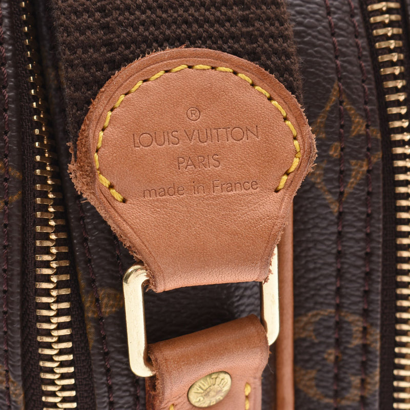 LOUIS VUITTON ルイヴィトンリポーターS 
 14145 ブラウン ゴールド金具 ユニセックス モノグラムキャンバス ショルダーバッグ
 M45254 
 中古