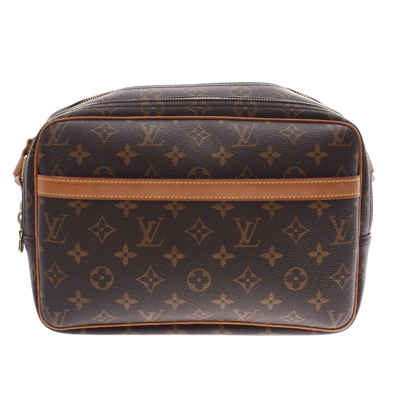 LOUIS VUITTON ルイヴィトンリポーターS 
 14145 ブラウン ゴールド金具 ユニセックス モノグラムキャンバス ショルダーバッグ
 M45254 
 中古