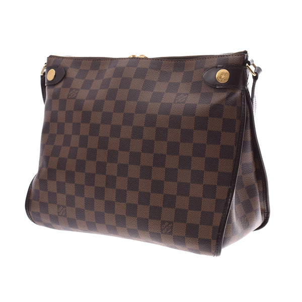 LOUIS VUITTON Louis Vuitton Duomo Damier Brown Unisex Damier Canvas Shoulder Bag N41425 Used