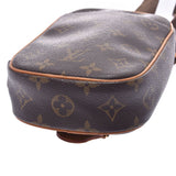 LOUIS VUITTON Louis Vuitton Pochette Ganju 14145 Brown Unisex Monogram Canvas Body Bag M51870 Used