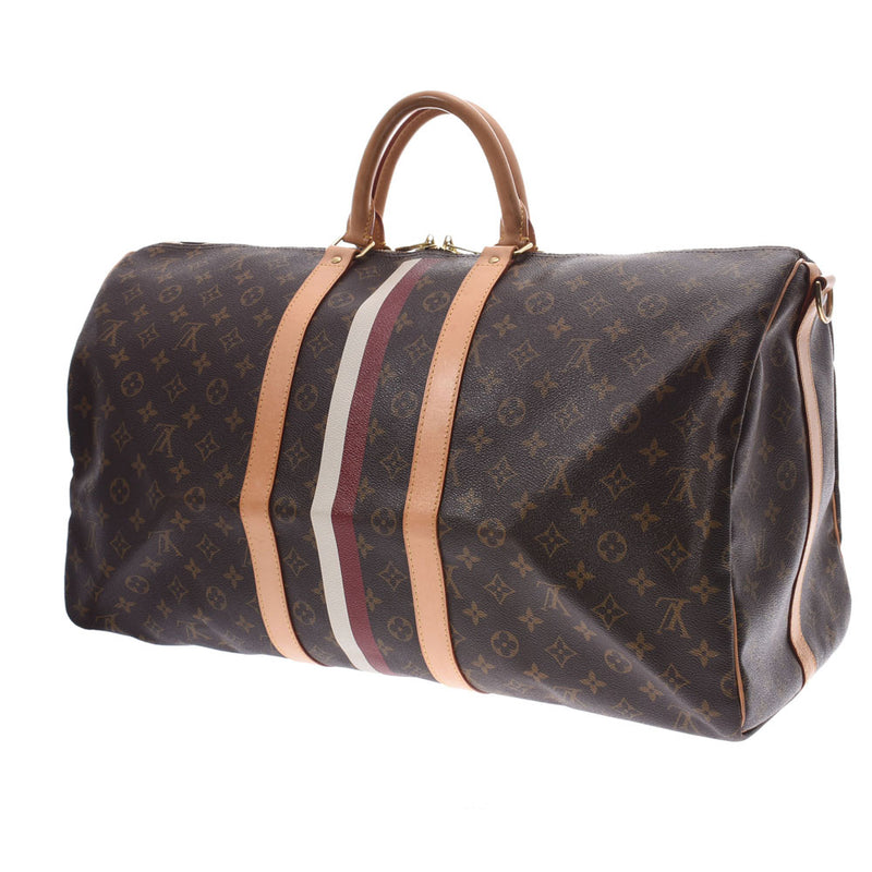 55 LOUIS VUITTON Louis Vuitton monogram monkey Poll bands re-yell initial unisex monogram canvas Boston bag M41414 is used