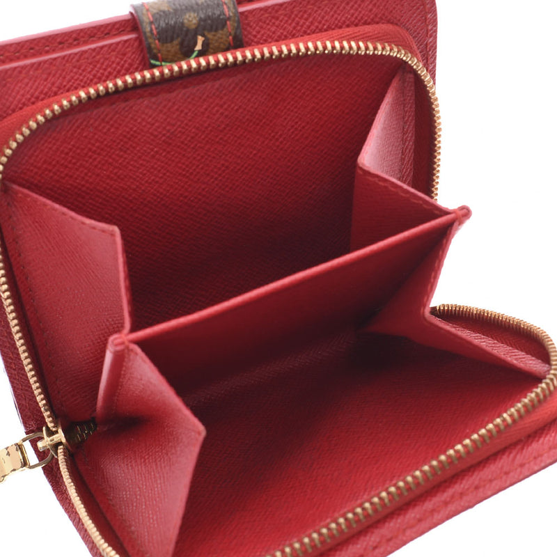 Louis Vuitton Bi-Fold Wallet Monogram Cherry Zip M95005 Mini Round