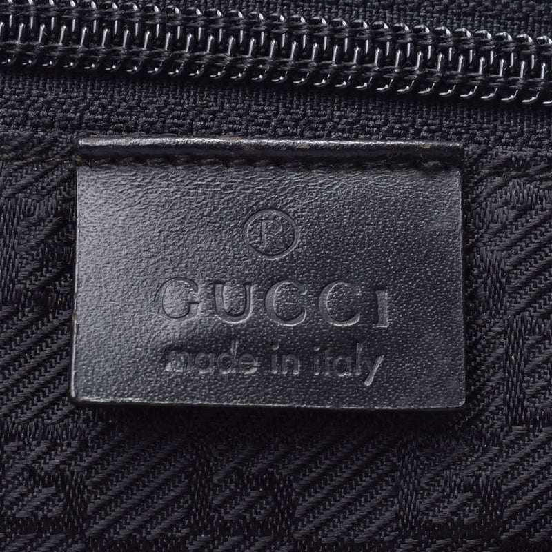 GUCCI Gucci Shelley Black 122349 Unisex Nylon Rucksack Daypack AB Rank Used Ginzo