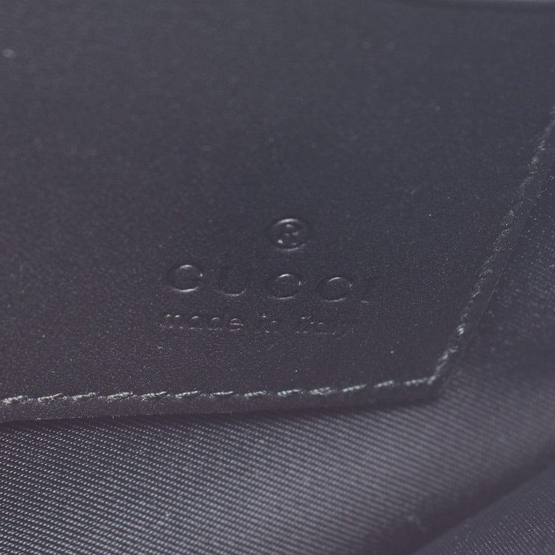 GUCCI Gucci GG Carade: Black Ladies PVC clutch purse