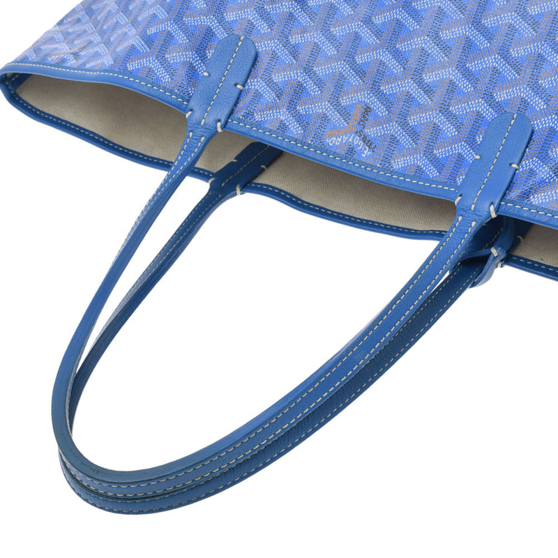 GOYARD Tote Bag Blue PVC 1151593