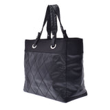 CHANEL Chanel Paris Ritz tote MM black silver metal lady tote bags used