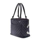 CHANEL SHEL ShanerLarge 14132 black/white Ladies, Ramskine Tot bag used.