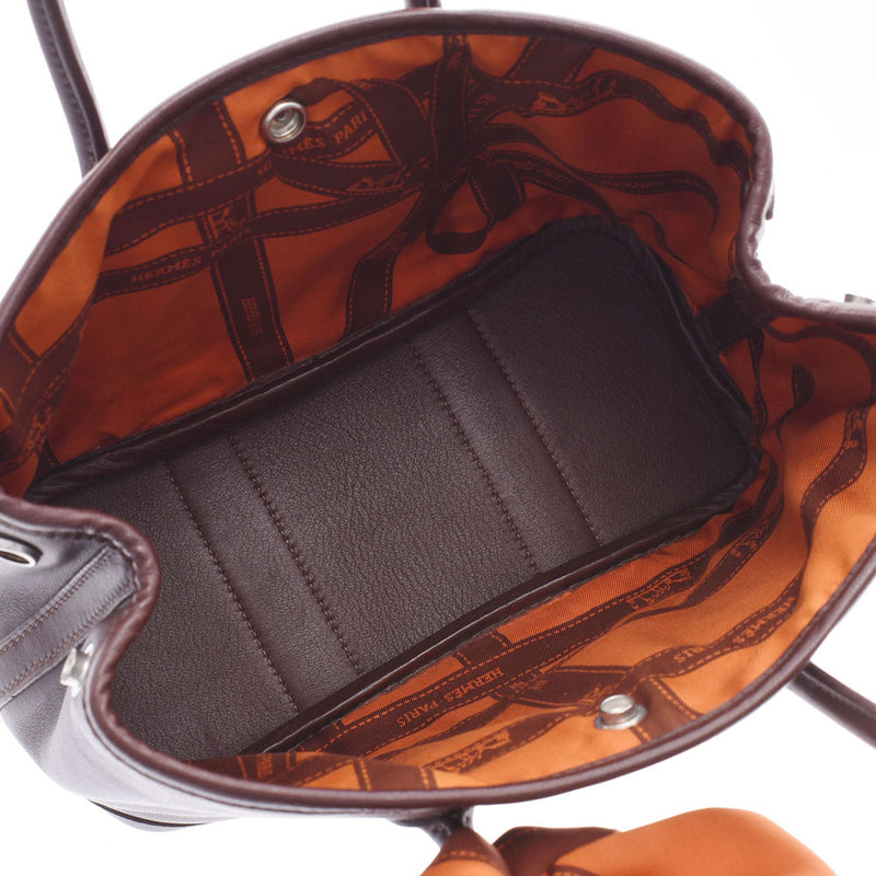 HERMES エルメスガーデンパーティTTPM ツイリー 
 ハバナ □I刻印(2005年頃)刻印 レディース レザー ハンドバッグ
 
 中古