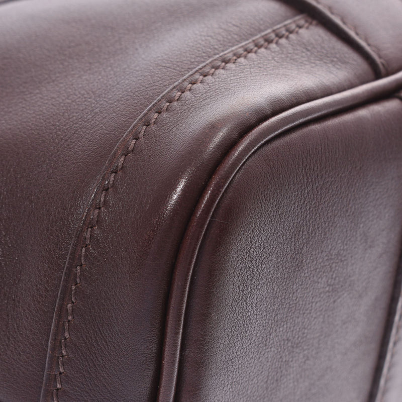 HERMES エルメスガーデンパーティTTPM ツイリー 
 ハバナ □I刻印(2005年頃)刻印 レディース レザー ハンドバッグ
 
 中古