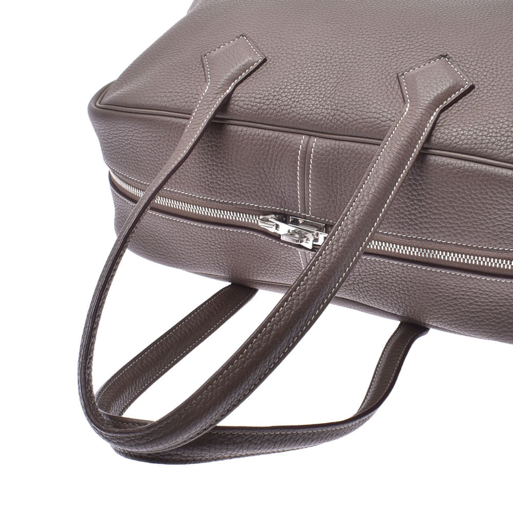 エルメスヴィクトリア35 エトゥープ □Q刻印(2013年頃)刻印 ユニ