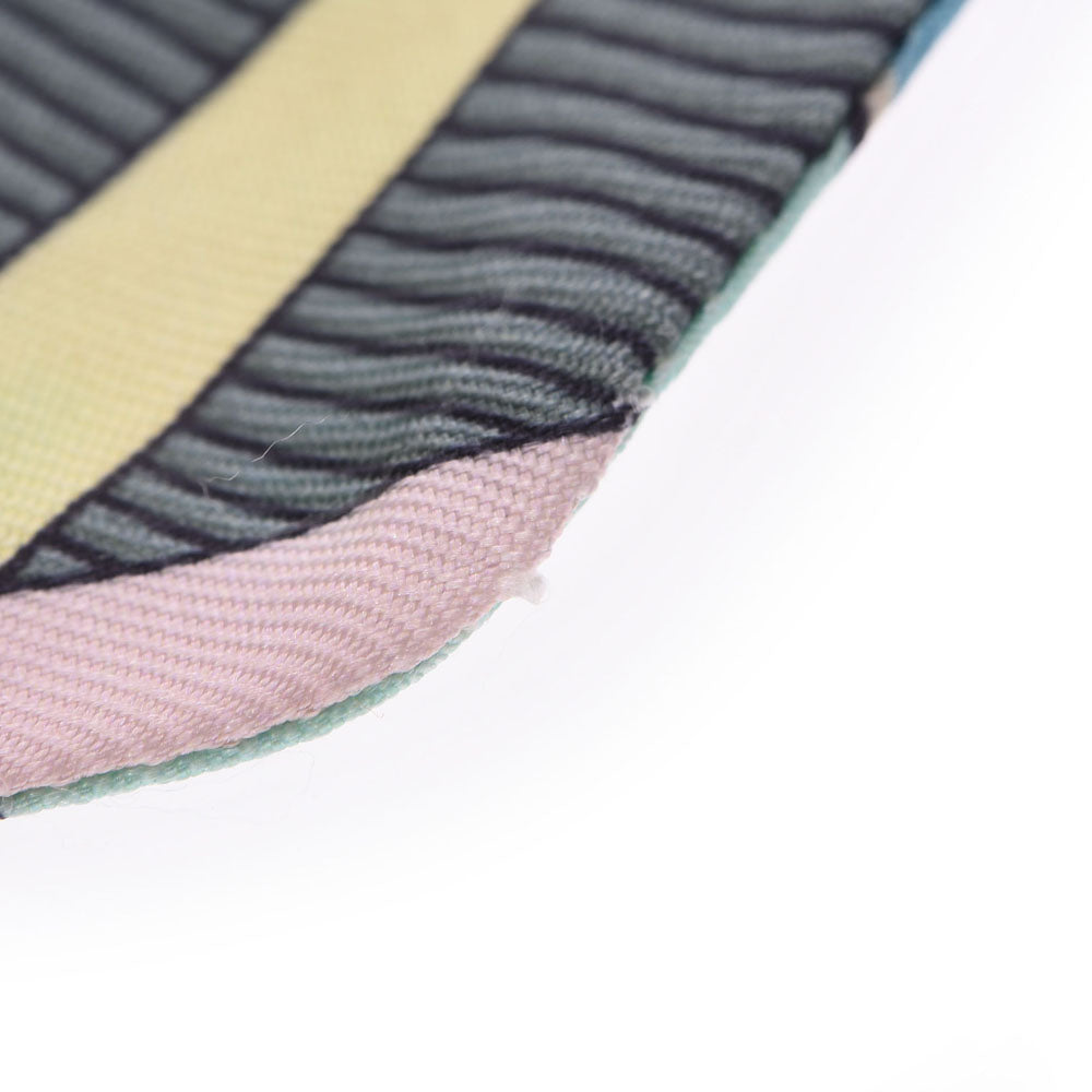 エルメスツイリー ベルリンヌ馬車に乗って ピンク/水色系/黄