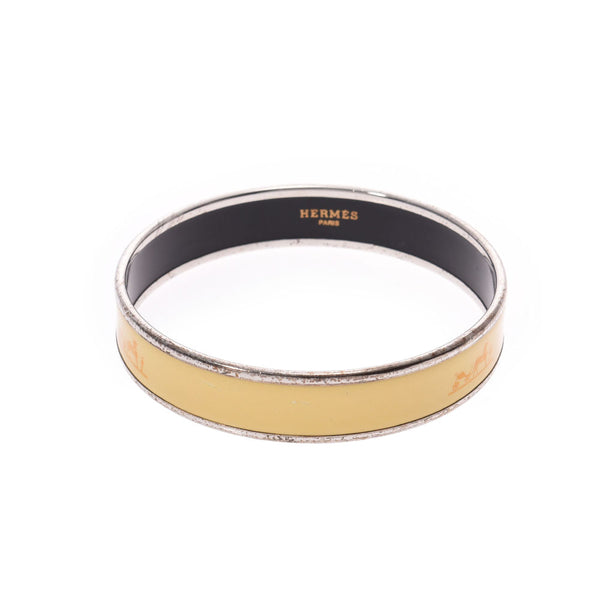 HERMES Hermes Ameille yellow system ladies bangle used