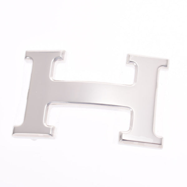 HERMES爱马仕H皮带大小85厘米乙烷黑银金属配件D刻（大约2019）刻女士框小牛多哥皮带