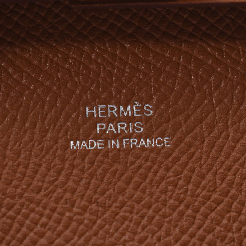 HERMES エルメスバスティア 小銭入れ 
 ゴールド C刻印(2018年頃)刻印 ユニセックス ヴォーエプソン コインケース