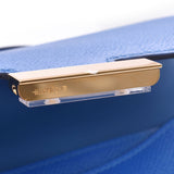 HERMES Constance Mini 3 Blue Jellige Gold Hardware C Engraved C (around 2018) Engraved Ladies Vow Epson Shoulder Bag