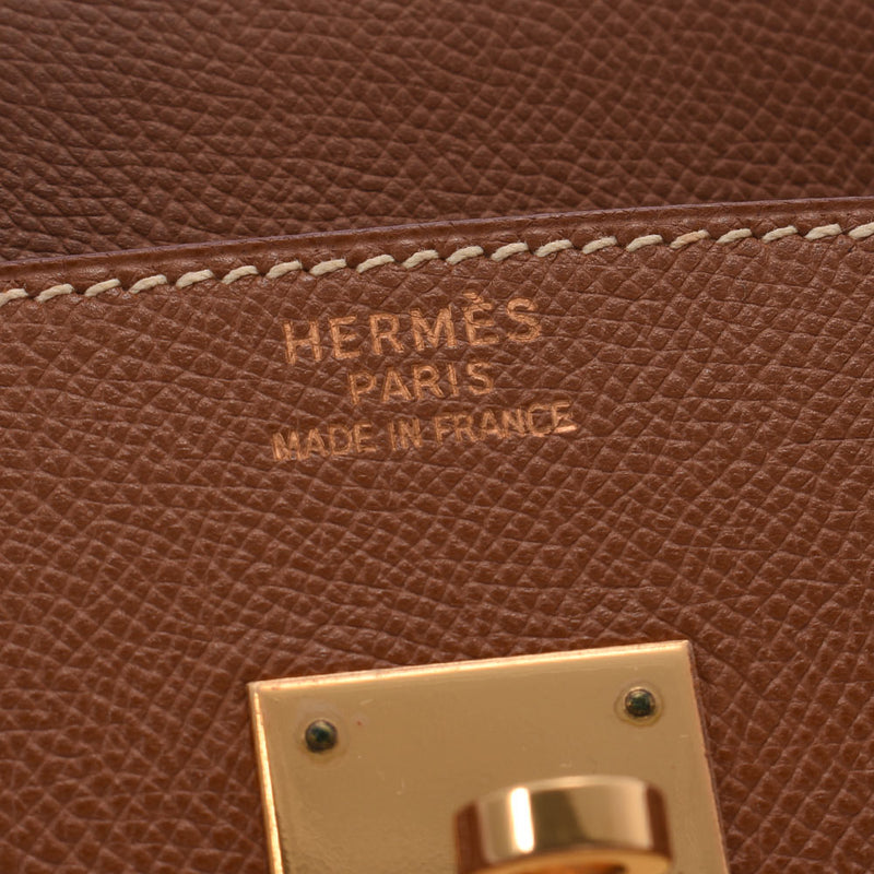 HERMES エルメスバーキン35 
 ゴールド ゴールド金具 □E刻印(2001年頃)刻印 ユニセックス クシュベル ハンドバッグ
 
 中古