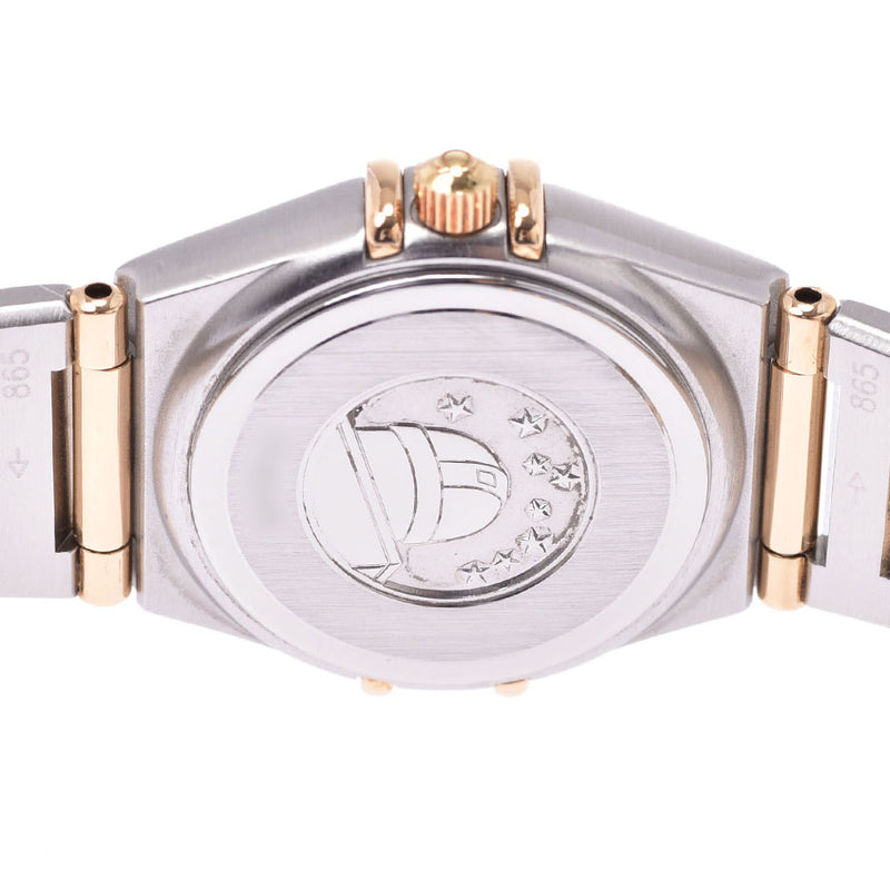 OMEGA オメガコンステレーション 12P diamond bezel diamond 1267.75 Lady's YG/SS watch quartz shell clockface AB rank used silver storehouse