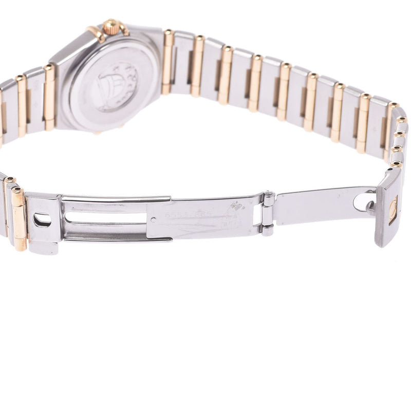 OMEGA オメガコンステレーション 12P diamond bezel diamond 1267.75 Lady's YG/SS watch quartz shell clockface AB rank used silver storehouse