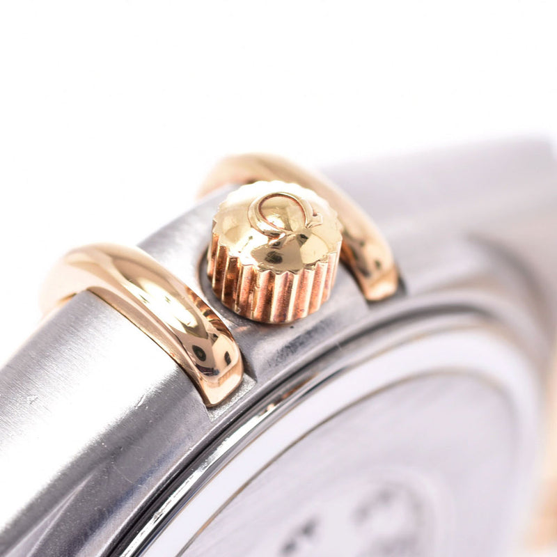 OMEGA オメガコンステレーション 12P diamond bezel diamond 1267.75 Lady's YG/SS watch quartz shell clockface AB rank used silver storehouse