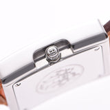 HERMES Hermes belt watch BE1.210 □ O carved seal (about 2011) Lady's SS/ leather watch quartz white clockface AB rank used silver storehouse