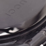 GUCCI Gucci G thymeless Kurono 126.2 men's SS(PVD) watch quartz lindera board A rank used silver storehouse