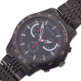 GUCCI Gucci G thymeless Kurono 126.2 men's SS(PVD) watch quartz lindera board A rank used silver storehouse