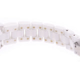 CHANEL Chanel J12 33mm H0968 Boys white ceramic watch quartz white clockface A rank used silver storehouse