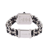 CHANEL CHANEL Purmiere Size M Ladies SS/Leather Watch Quartz Black Dial A Rank Used Ginzo