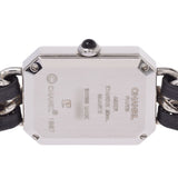 CHANEL CHANEL Purmiere Size M Ladies SS/Leather Watch Quartz Black Dial A Rank Used Ginzo