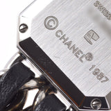 CHANEL CHANEL Purmiere Size M Ladies SS/Leather Watch Quartz Black Dial A Rank Used Ginzo