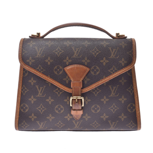 LOUIS VUITTON ルイヴィトンベルエア 
 ブラウン ユニセックス モノグラムキャンバス 2WAYバッグ
 M51122 
 中古