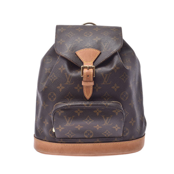 LOUIS VUITTON ルイヴィトンモンスリMM 
 モノグラム ブラウン レディース モノグラムキャンバス リュック・デイパック
 M51136 
 中古