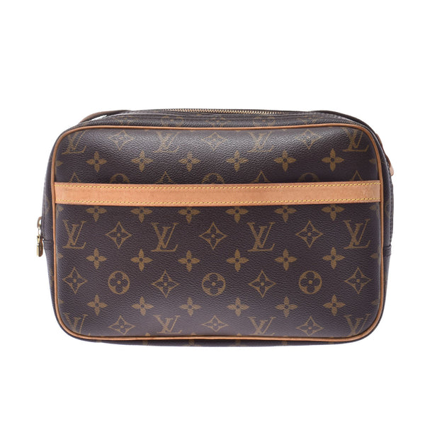 Louis Vuitton reporter PM 14145 brown gold hardware Unisex Monogram canvas shoulder bag m45254