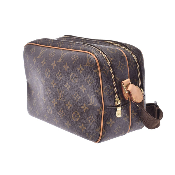 Louis Vuitton reporter PM 14145 brown gold hardware Unisex Monogram canvas shoulder bag m45254