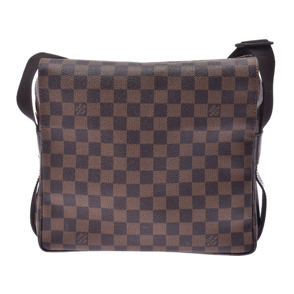 LOUIS VUITTON ルイヴィトンナヴィグリオ  
 ダミエ ブラウン ユニセックス ダミエキャンバス ショルダーバッグ
 N45255 
 中古