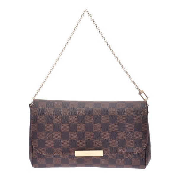 LOUIS VUITTON路易威登（Louis Vuitton）最喜欢的MM 14137棕色女士Damier帆布2WAY包N41129二手