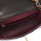 CHANEL CHANEL Mini Matasse Chain Shoulder Bag Black Gold Hardware Ladies Lambskin Shoulder Bag Used