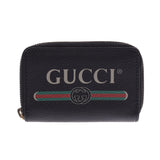 GUCCI グッチ GGプリント 黒 469319 ユニセックス レザー コインケース 新同 中古 銀蔵