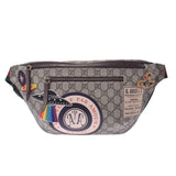 GUCCI Gucci GG Supreme Belt Bag Sticker Beige Unisex GG Supreme Canvas Waist Bag 529711 Used