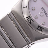 OMEGA Omega Constellation Mini 12P Diamond 12P Diamond, 1567.66 Ladies, Clock, Clock, Koots, Shell, Class A, Used Silver.