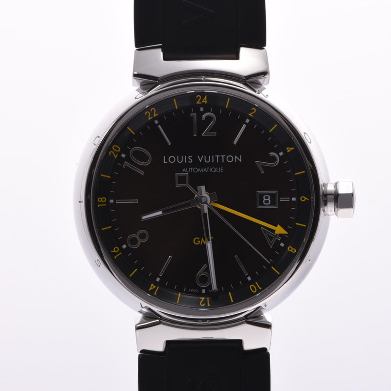 ルイヴィトンタンブール GMT メンズ 腕時計 Q1155 LOUIS VUITTON 中古 ...