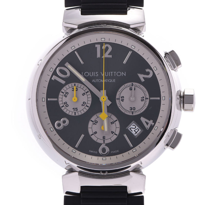 ルイヴィトンタンブール クロノ メンズ 腕時計 Q1120 LOUIS VUITTON 