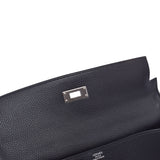 HERMES エルメス ケリー32 内縫い 黒 シルバー金具 □M刻印(2009年頃) レディース トゴ 2WAYバッグ Aランク 中古 銀蔵