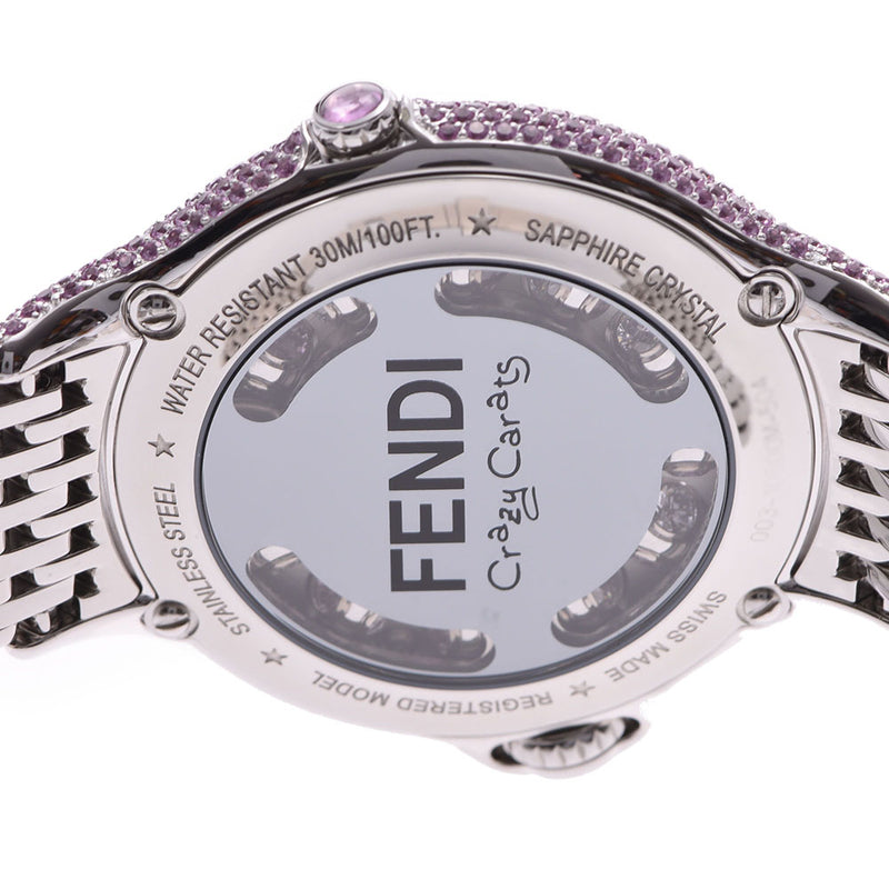 フェンディクレイジーカラット 全面ダイヤ レディース 腕時計 FENDI