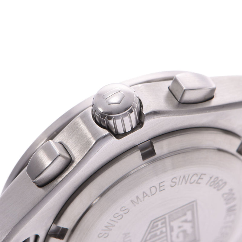 豪雅标记豪雅链接计时CJF2110男装SS手表自动卷黑色表盘排名使用银股票